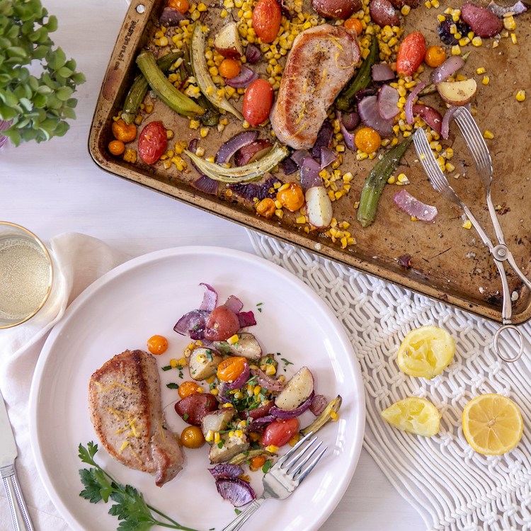 Picture of Lemon-GarlicPork Chops 